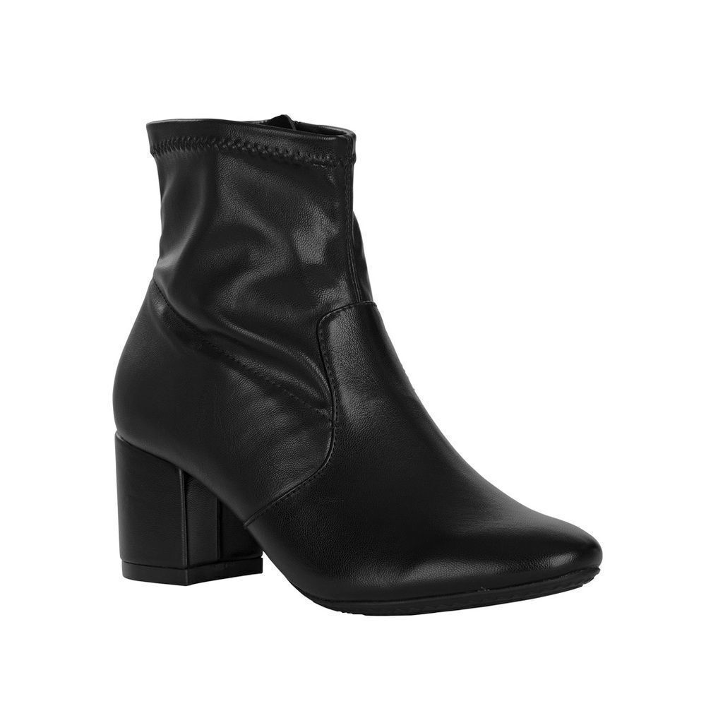 NEW Black Ankle Zipup Booties 10